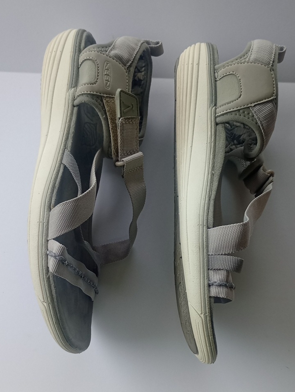 Size 10 Keen Maya Gray Strap Sandals Waterproof Hiking Trekking Travel Swimming - Picture 5 of 10